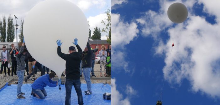 Przygotowania do startu oraz start balonu stratosferycznego / Credits - Młyn Nowoczesności