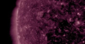 Wejście Merkurego na tarczę Słońca - 11.11.2019 / Credits - NASA, SDO