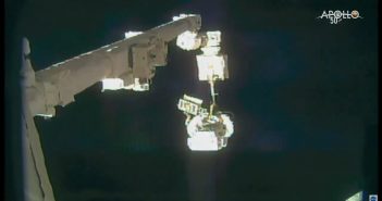 Ujęcie ze spaceru EVA-59 / Credits - NASA TV