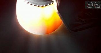 Widok na dyszę rakiety Electron - lot z 6 grudnia 2019 / Credits - RocketLab