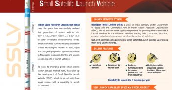 Fragment broszury rakiety SSLV / Credits - NewSpace India Limited