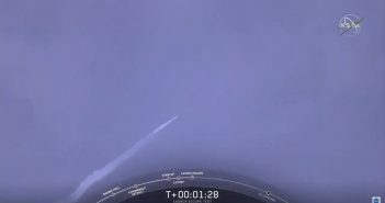 Ucieczka kapsuły Dragon 2 od rakiety Falcon 9 / Credits - SpaceX