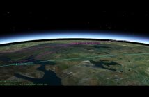 Pozycja satelitów Kosmos 2542 i NROL-61 w dniu 30 stycznia 2020 tuż przed godziną 21:00 CET / Credits - AGI, Michael Thompson