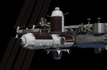 Moduły Axiom Space przed odłączeniem od Międzynarodowej Stacji Kosmicznej (ISS), co ma nastąpić w 2028 r. (źródło: https://www.axiomspace.com/)