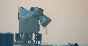 Wynik nieudanego testu tankowania SN3 / Credits - NSF