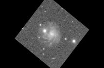"Subject 33647596" - przykładowa galaktyka do zbadania w ramach Spiral Graph / Credits - Zooniverse