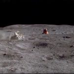 Jazda po Srebrnym Globie - misja Apollo 16 / Credits - NASA, przeskalowanie - Denis Shiryaev