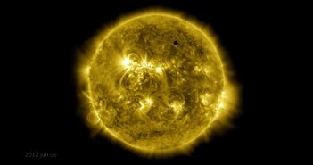 Tranzyt Wenus okiem SDO / Credits - NASA