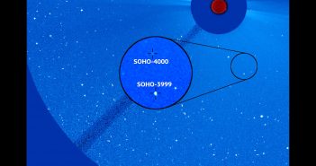 Komety SOHO 3999 i 4000 / Credits - ESA/NASA/SOHO/Karl Battams