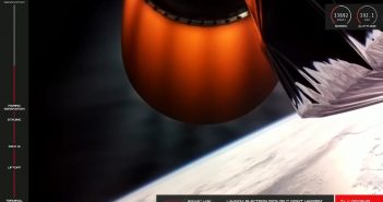 Ujęcie tuż po urwaniu kontaktu z rakiety Electron / Credits - Rocket Lab
