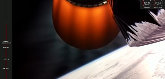 Ujęcie tuż po urwaniu kontaktu z rakiety Electron / Credits - Rocket Lab