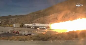 Test rakiety SRB dla SLS / Credits - NASA TV