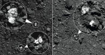 Głazy, prawdopodobnie pochodzące z Westy na powierzchni Bennu / Credits - NASA/Goddard/University of Arizona