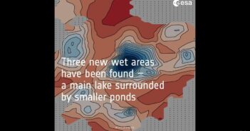 Nowe zbiorniki ciekłej wody na Marsie / Credits - ESA