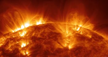 Fotosfera słoneczna okiem sondy SDO / Credits - Sean Dorian, NASA, SDO