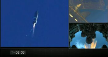 Ujęcie z lotu SN8 / Credits - SpaceX
