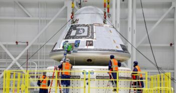 Prace nad kapsułą CST-100 Starliner - zdjęcie z 14 stycznia 2021 / Credits - Boeing/John Proferes