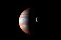 Jowisz i Io - obserwacje na zakresie podczerwieni wykonane przez sondę New Horizons (po drodze do Plutona) / Credita - NASA/JHU/APL