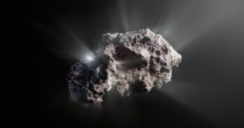 Wizja artystyczna 2I/Borisov / Credits - ESO/M. Kormesser