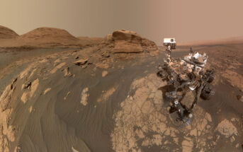 Łazik Curiosity w pobliżu Mont Mercou / Credits - NASA/JPL-Caltech/MSSS