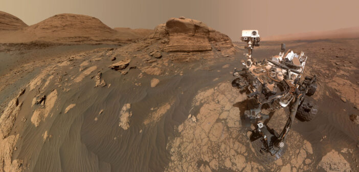 Łazik Curiosity w pobliżu Mont Mercou / Credits - NASA/JPL-Caltech/MSSS