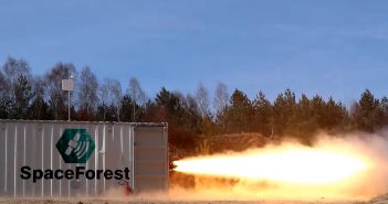 Test wersji lotnej silnika SF1000 / Credits - SpaceForest