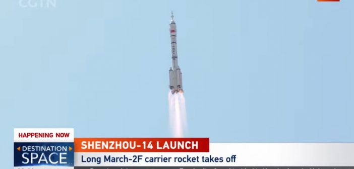 Początek misji Shenzhou-14 / Credits - CNSA