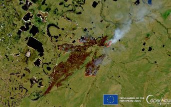 Pożary lasów na Syberii w 2022 roku okiem satelitów Sentinel / Credits - ESA, Komisja Europejska, Copernicus