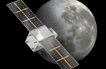 CAPSTONE wokół Księżyca / Credits - NASA