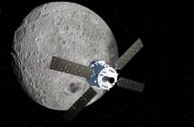 Artemis II - MPCV Orion zbliża się do Księzyca (wizualizacja) / Credits - ESA
