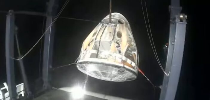 Koniec misji Crew-5 / Credits - NASA TV, SpaceX