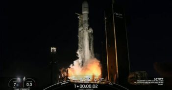 Start Falcona Heavy z ViaSat-3 / Credits - SpaceX
