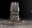 Wizja artystyczna księżycowego lądownika firmy Blue Origin / Credits - Blue Origin