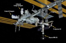 Wygląd ISS po cumowaniu Dragona w misji CRS-28 / Credits - NASA