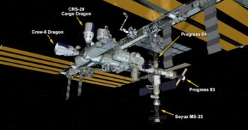 Wygląd ISS po cumowaniu Dragona w misji CRS-28 / Credits - NASA