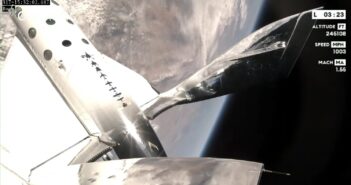 Ujęcie z lotu Galactic 01 - 29.06.2023 / Credits - Virgin Galactic