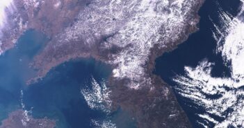Północna część półwyspu koreańskiego w dniu 3 grudnia 2022 okiem satelity Sentinel-3 / Credits - UE, Sentinel-hub
