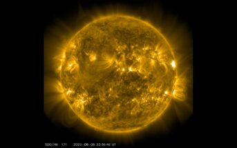 Słońce tuż po fazie maksymalnej rozbłysku klasy X1.6 z 6 sierpnia 2023 / Credits - NASA, SDO