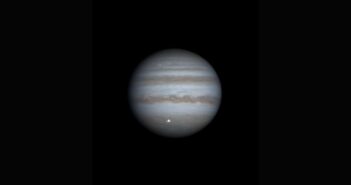 Łączony obraz impaktu w Jowisza z 28 sierpnia 2023 - obserwacje japońskich astronomów / Credits - Kyoto University