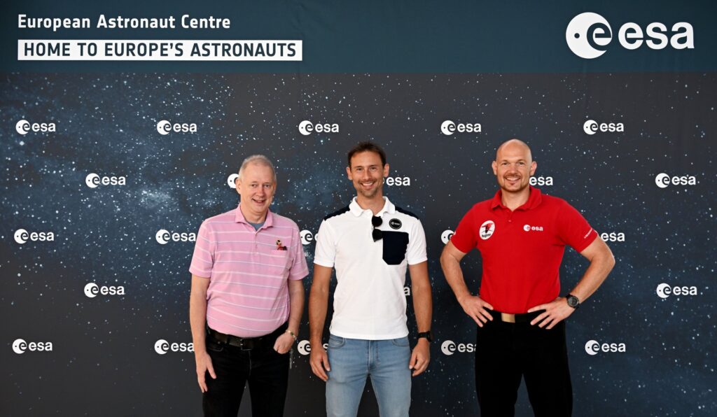 Sławosz Uznański w EAC / Credits - ESA