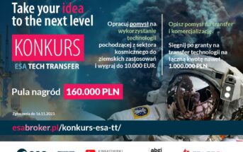 Konkurs ESA Technology Transfer / Credits - Absiskey PL, KPT