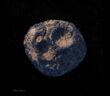 Artystyczna wizja planetoidy 16 Psyche / Credits - NASA/JPL-Caltech/ASU