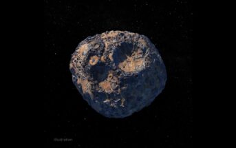 Artystyczna wizja planetoidy 16 Psyche / Credits - NASA/JPL-Caltech/ASU