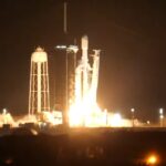Start misji OTV-7 - rakieta Falcon Heavy / Credits - SpaceX, SFN