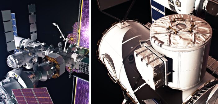 Zaprezentowane grafiki modułu-śluzy dla stacji Gateway / Credits - NASA