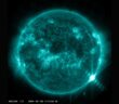 Słońce tuż po fazie maksymalnej rozbłysku X3.3 z 9 lutego 2024 / Credits - NASA, SDO