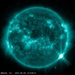 Słońce tuż po fazie maksymalnej rozbłysku X3.3 z 9 lutego 2024 / Credits - NASA, SDO