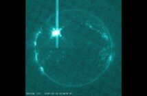Słońce 2 minuty po fazie maksymalnej rozbłysku X6.3 z 22 lutego / Credits - NASA, SDO