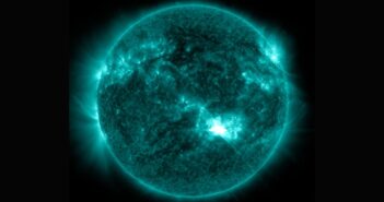 13 minut po trzecim rozbłysku klasy X z 8 maja 2024 / Credits - NASA, SDO