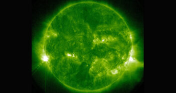 Słońce w momencie emisji rozbłysku klasy X1.3 z 12 września 2024 / Credits - NASA, SDO